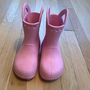 Unisex Kids Crocs Rain Boots Size 10